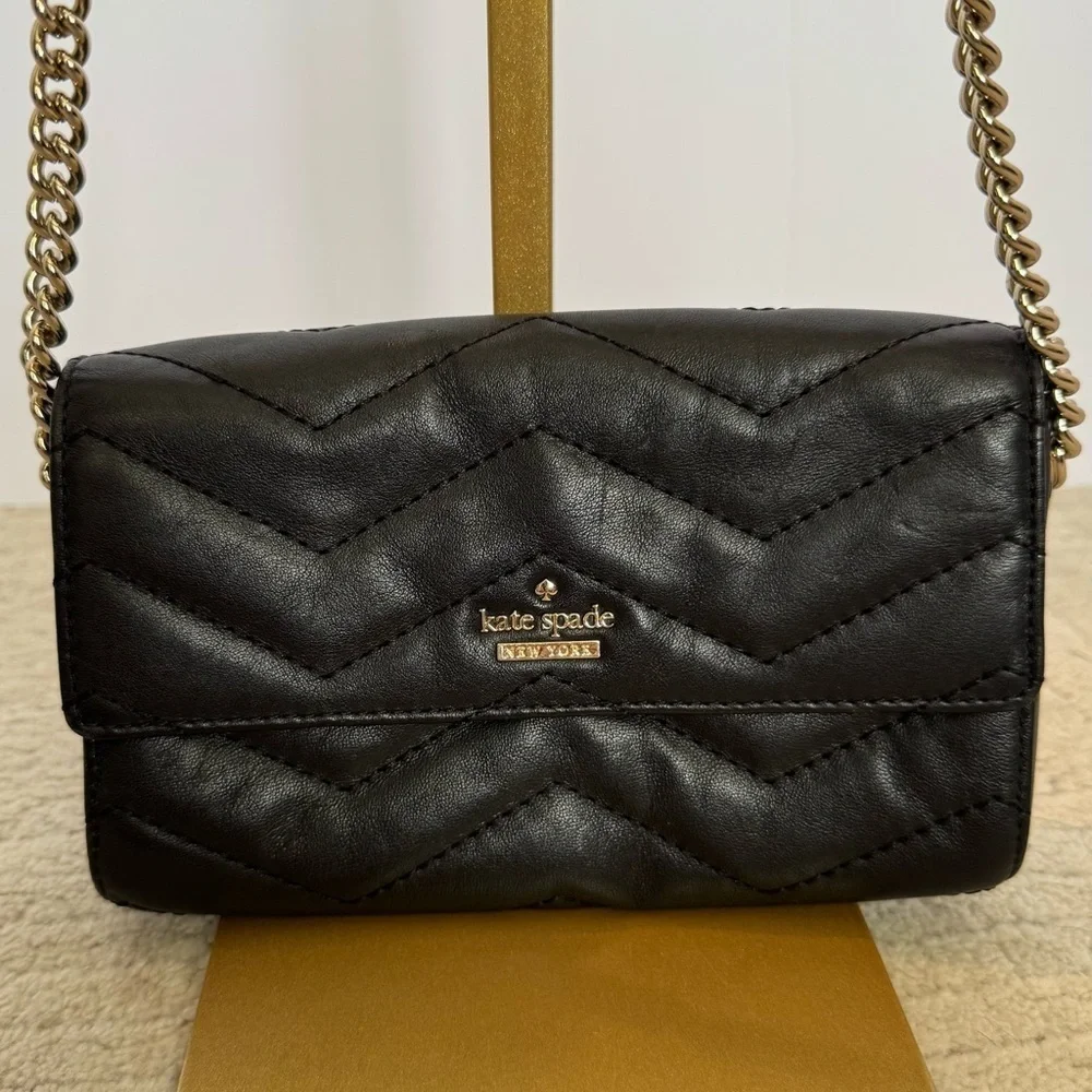 Kate Spade New York black crossbody bag